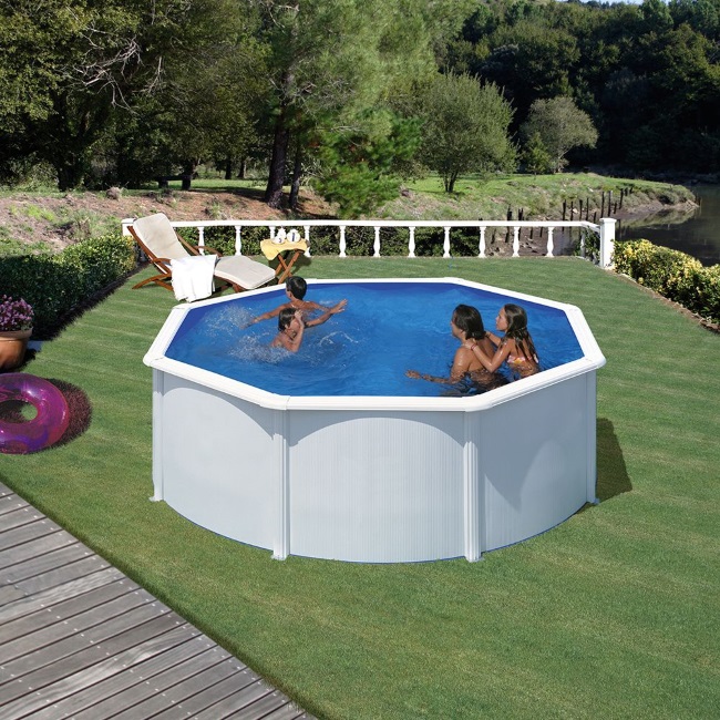 Pontaqua okrugli bazen sa skimerom i mlaznicom 3,5x1,32m FFA 711-1